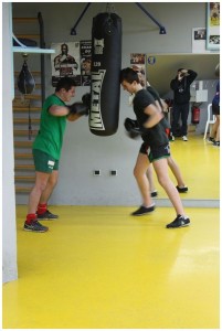 Entrainement boxe minimes janvier 2016