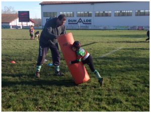 Entrainement à Larressore avec Sare Micro-poussins